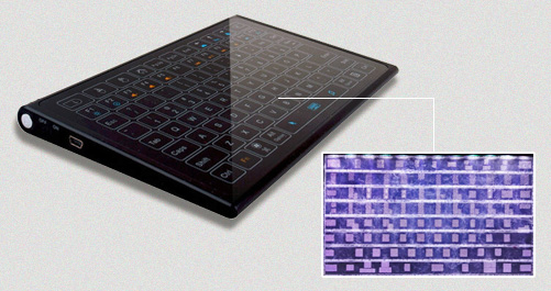 超薄触控键盘导光膜